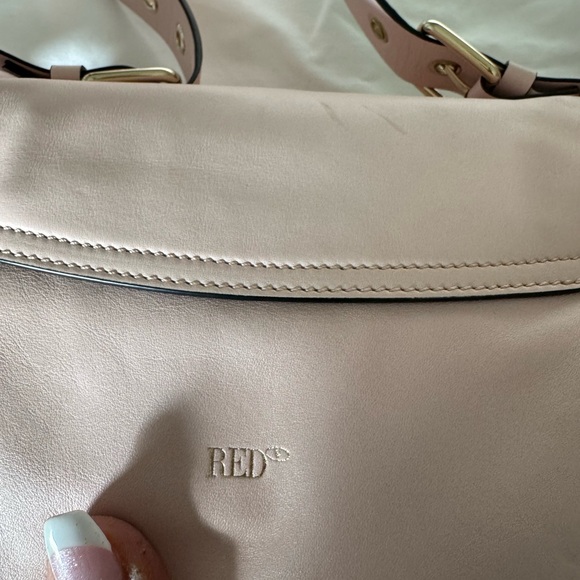 Red Pink Crossbody Bag with Adjustable Strap - Picture 8 of 11